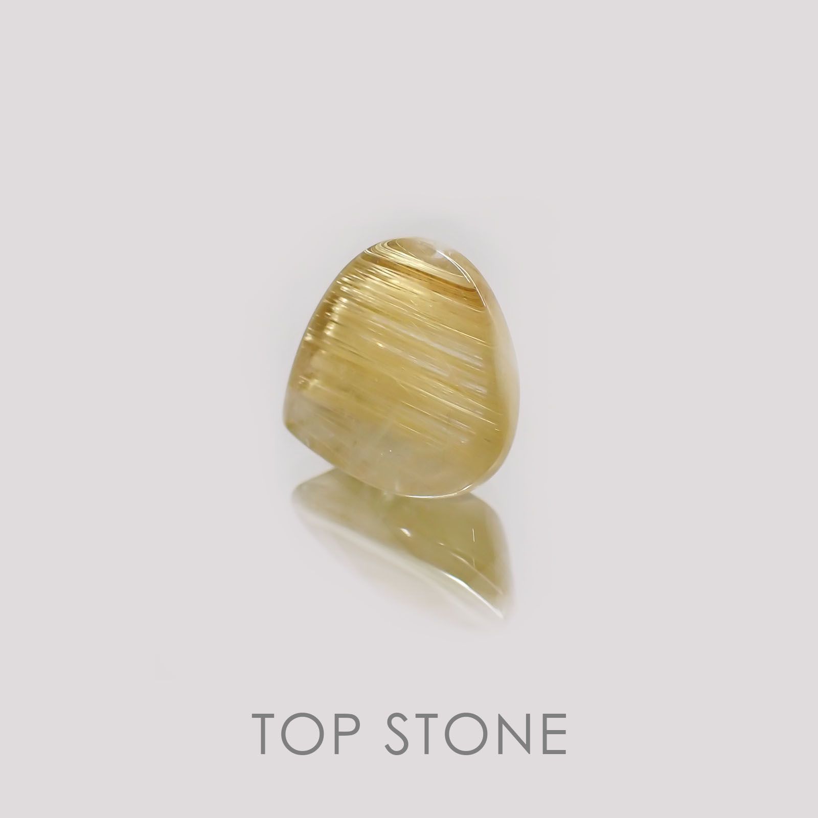 タイチンルチルクォーツ ブラジル産 ルース 2.17ct[21019175]9.3×8.9mm前後