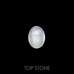 ムーンストーンキャッツアイ(宝石名ムーンストーン・キャッツアイ)インド産 1.32ct 識別済[220515791]7.9x5.9mm前後