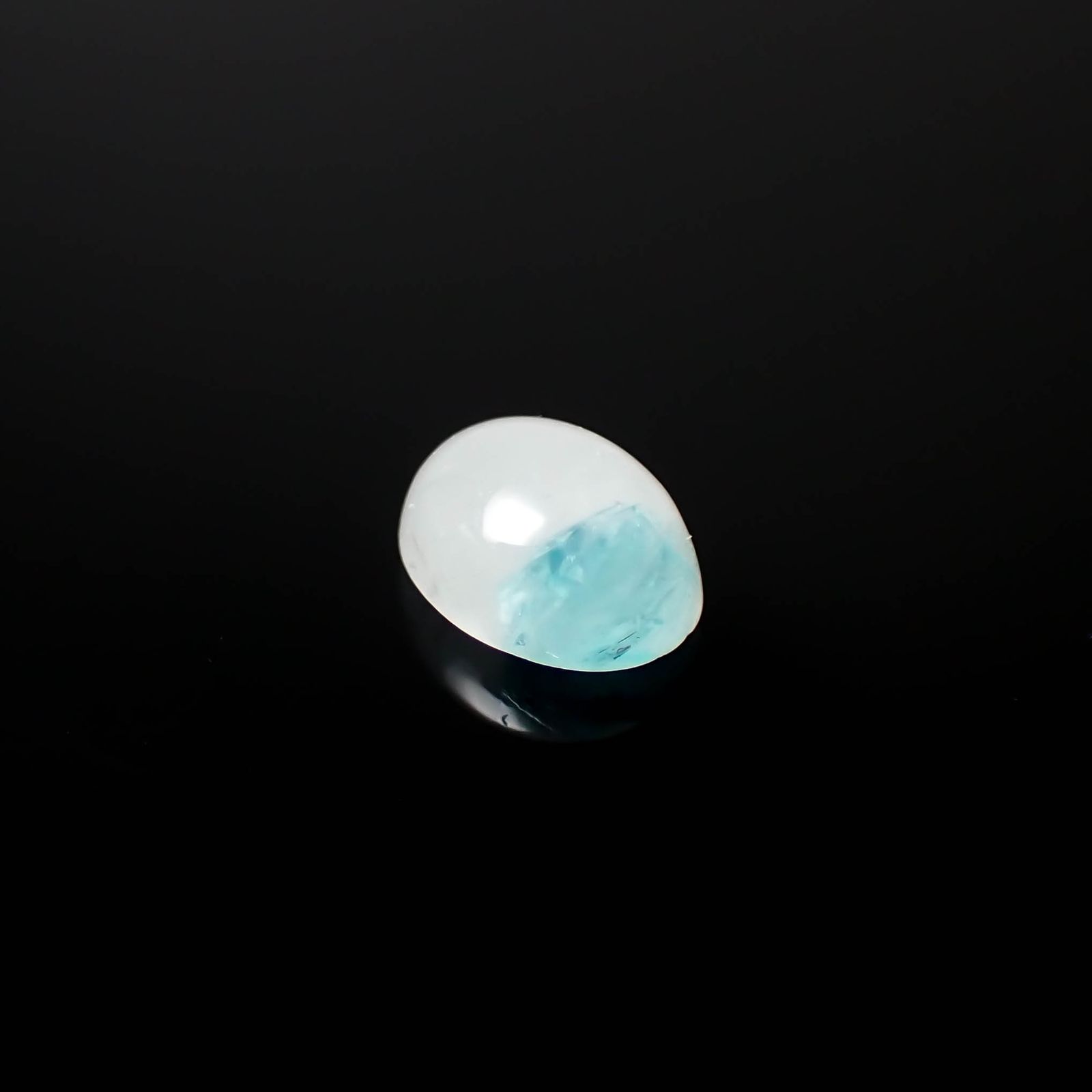 パライバトルマリンインクォーツ ブラジル産 0.91ct[240226358]7x5.2mm前後