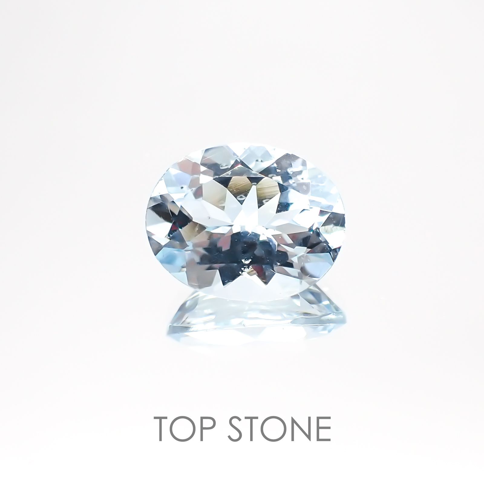 アクアマリン(宝石名アクアマリン) ブラジル産 3.04ct[20117017]11.1×8.7mm前後