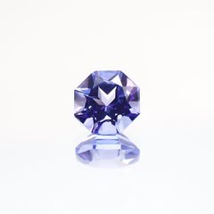 ◇オクタゴンカット◇タンザナイトSA(宝石名タンザナイト) タンザニア産 0.29ct 識別済[210611000]3.9×3.9mm前後