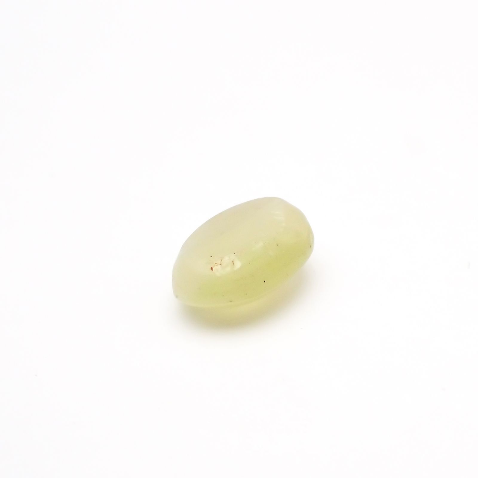 クリソベリルキャッツアイ(宝石名クリソベリル・キャッツアイ) スリランカ産 1.028ct ソ付(彩珠)[210711491]6.7×4.8mm前後