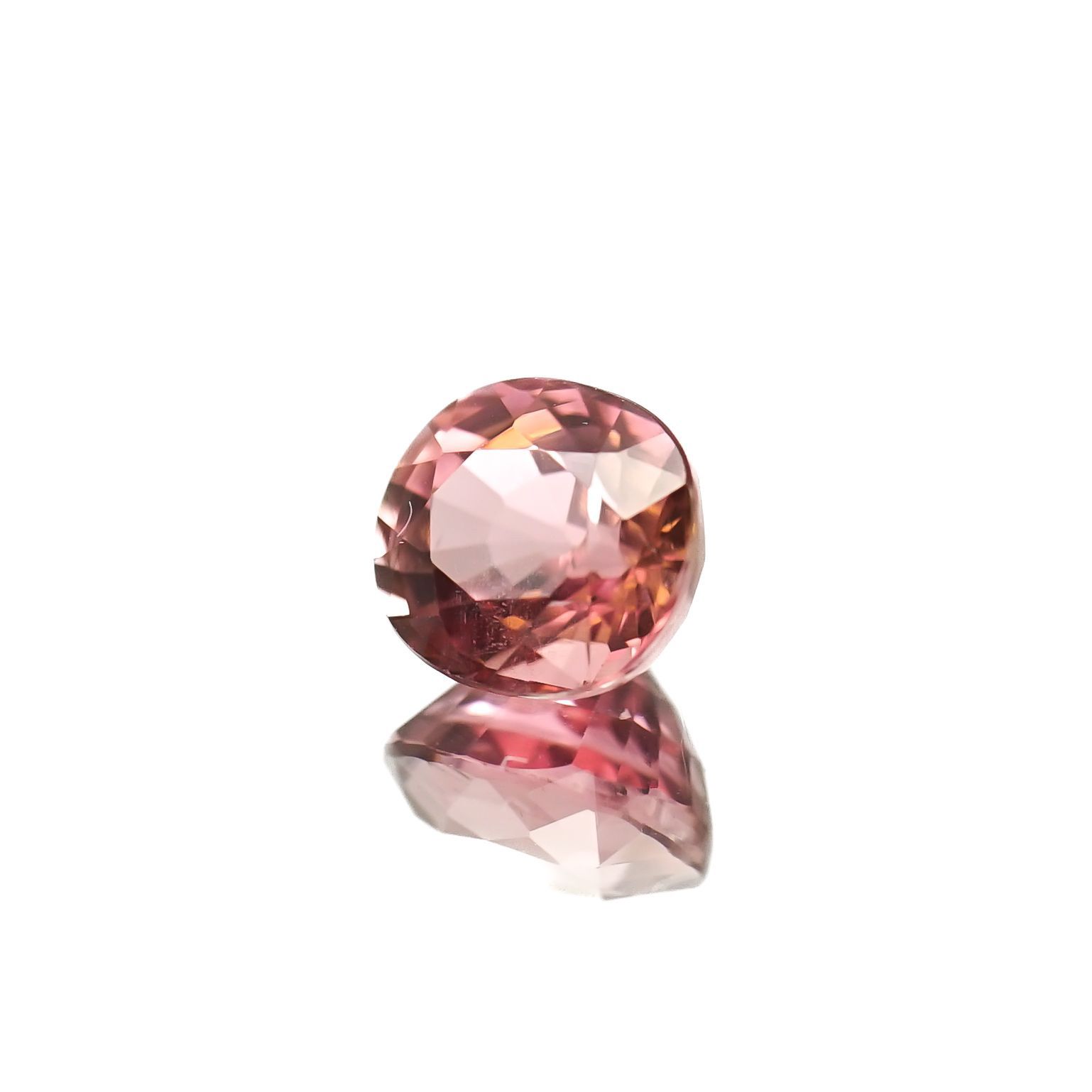 ローズピンクトルマリン(宝石名ピンク・トルマリン)ブラジル/アフリカ産 1.43ct 識別済[230120083]6.8x6.4mm前後