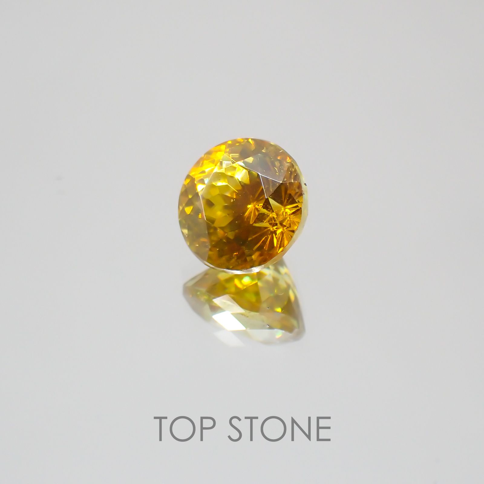 スファレライト スペイン産 ルース 1.76ct[20062998]6.5×6.5mm前後