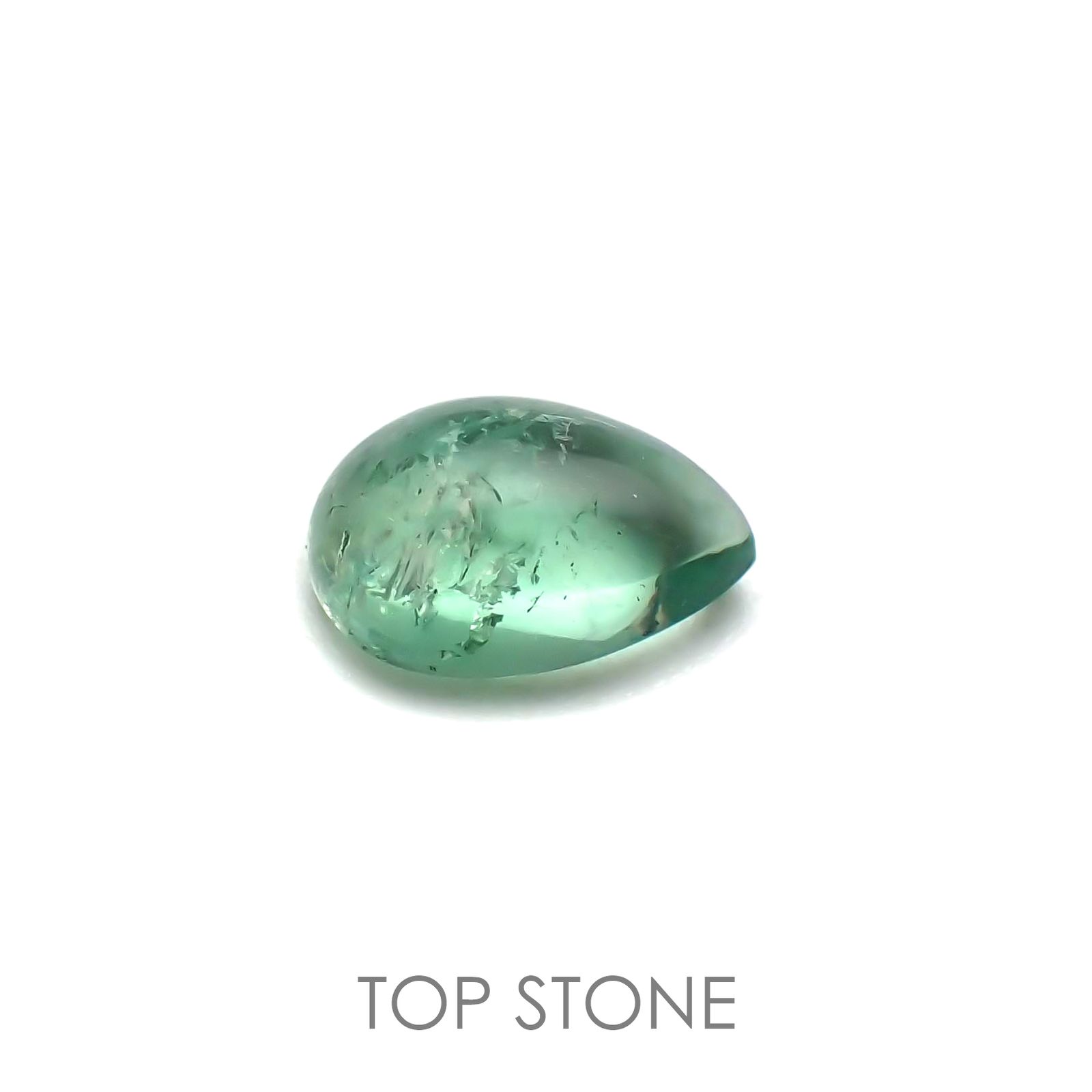 フローライト フルオレッセンス(宝石名フルオライト)イギリス・ロジャリー鉱山産 1.96ct 識別済[211113769]9.2x6.5mm前後