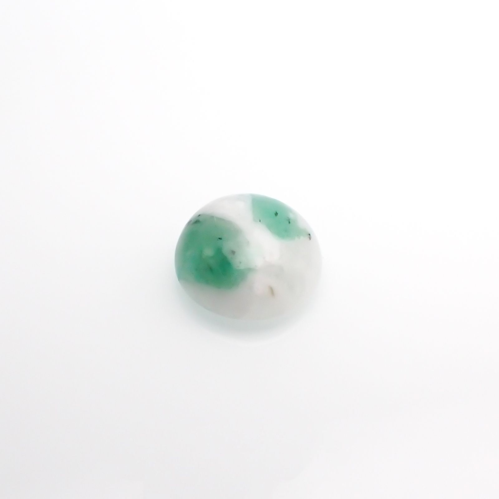 マトリックスエメラルド(エメラルドインクォーツ/フェルドスパー) ブラジル産 5.72ct[210812270]11.9×11.8mm前後