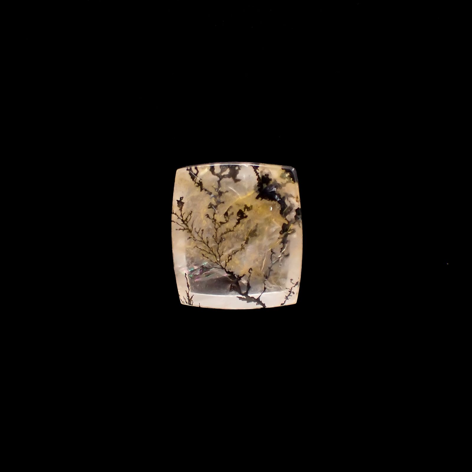 デンドリチッククォーツ ブラジル産 5.29ct[231224902]12.3x10.8mm前後