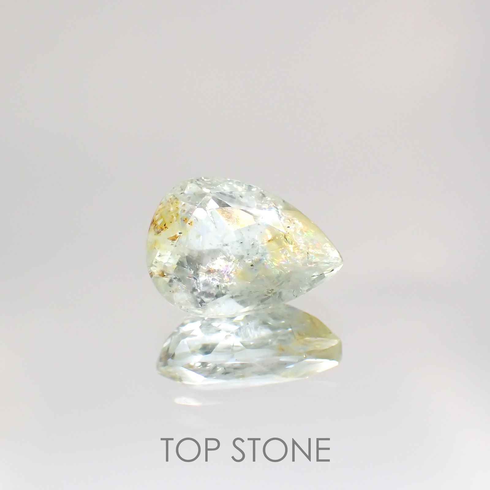 オーロラアクアマリン ブラジル産 2.96ct[220114401]11.4x8.2mm前後