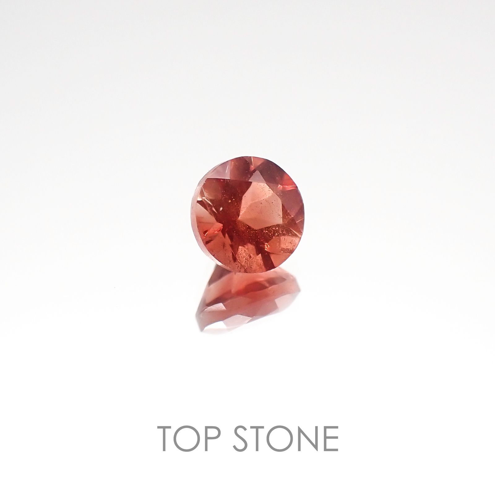 オレゴンサンストーン アメリカ産 ルース 0.57ct[20117081]5.1×5.1mm前後