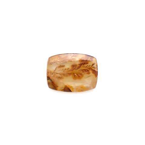 レッドデンドリチッククォーツ ブラジル産 4.25ct[220115121]12.4x9.4mm前後