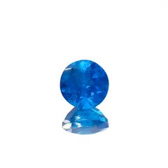 ネオンブルーアパタイト マダガスカル産 0.95ct[240628096]5.9x5.9mm前後
