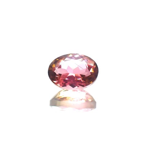 ピンクトルマリン(宝石名ピンク・トルマリン) ブラジル/アフリカ産 0.95ct 識別済[251013558]7×5.1mm前後