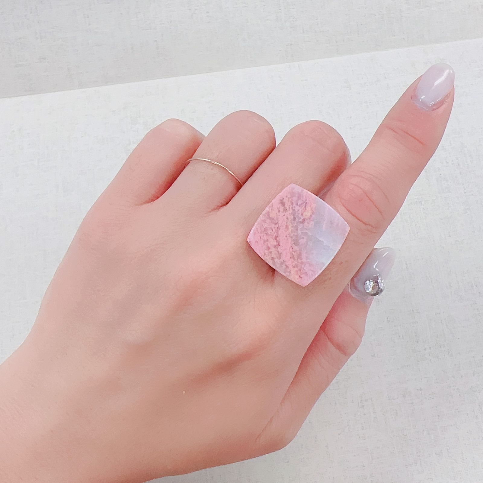ピンクパッションクォーツ イタリア産 20.90ct[230421556]20.7x20.6mm前後