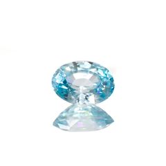 バイカラーブルージルコン カンボジア産 1.80ct[230320985]7.9x6.1mm前後