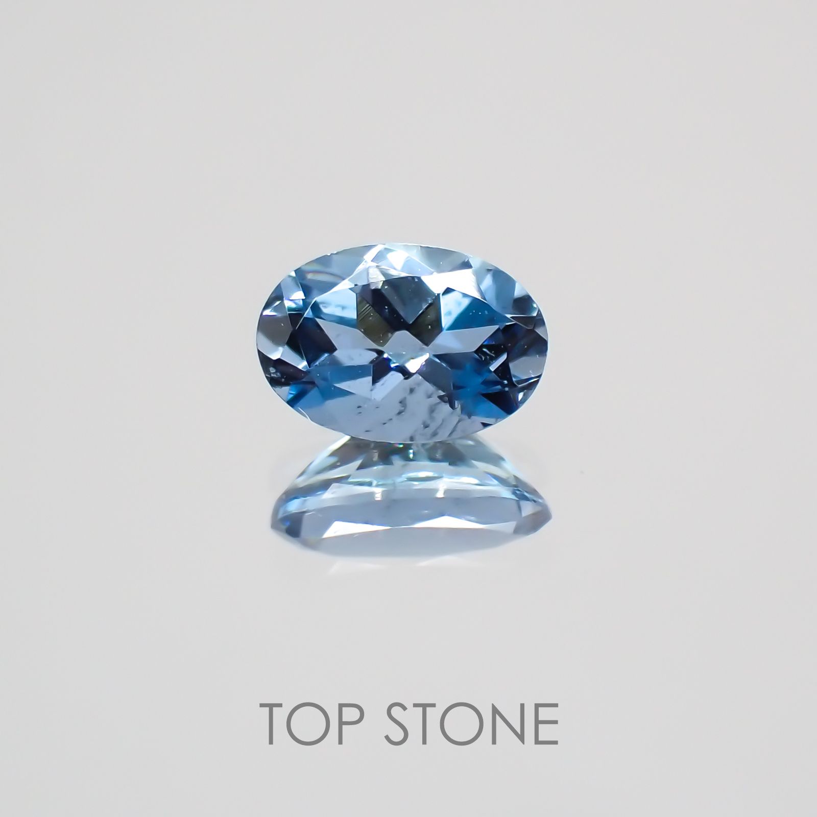 サンタマリア アクアマリン ブラジル産 ルース 0.41ct[210310154]6.1×4.1mm前後