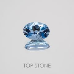サンタマリア アクアマリン ブラジル産 ルース 0.41ct[210310154]6.1×4.1mm前後