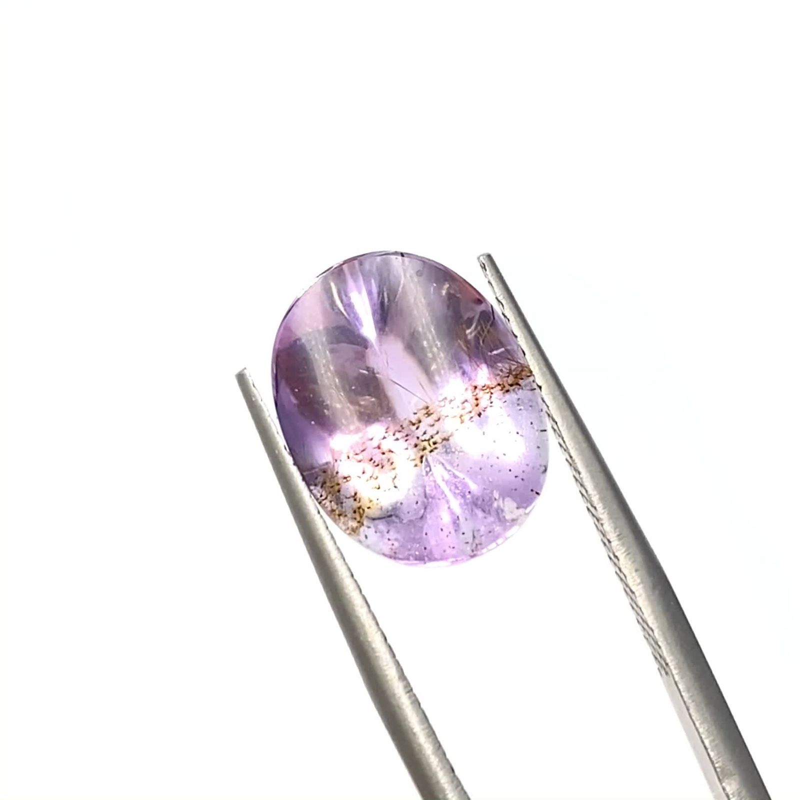 ゲーサイトインアメジスト ブラジル産 4.99ct / 13.3x10.3mm前後