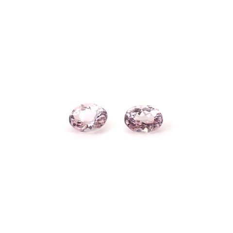 ◇ペアセット◇モルガナイト ブラジル産 0.35ct(2pcs合計) / 4.0-4.1x3.0-3.1mm前後 [260431960]