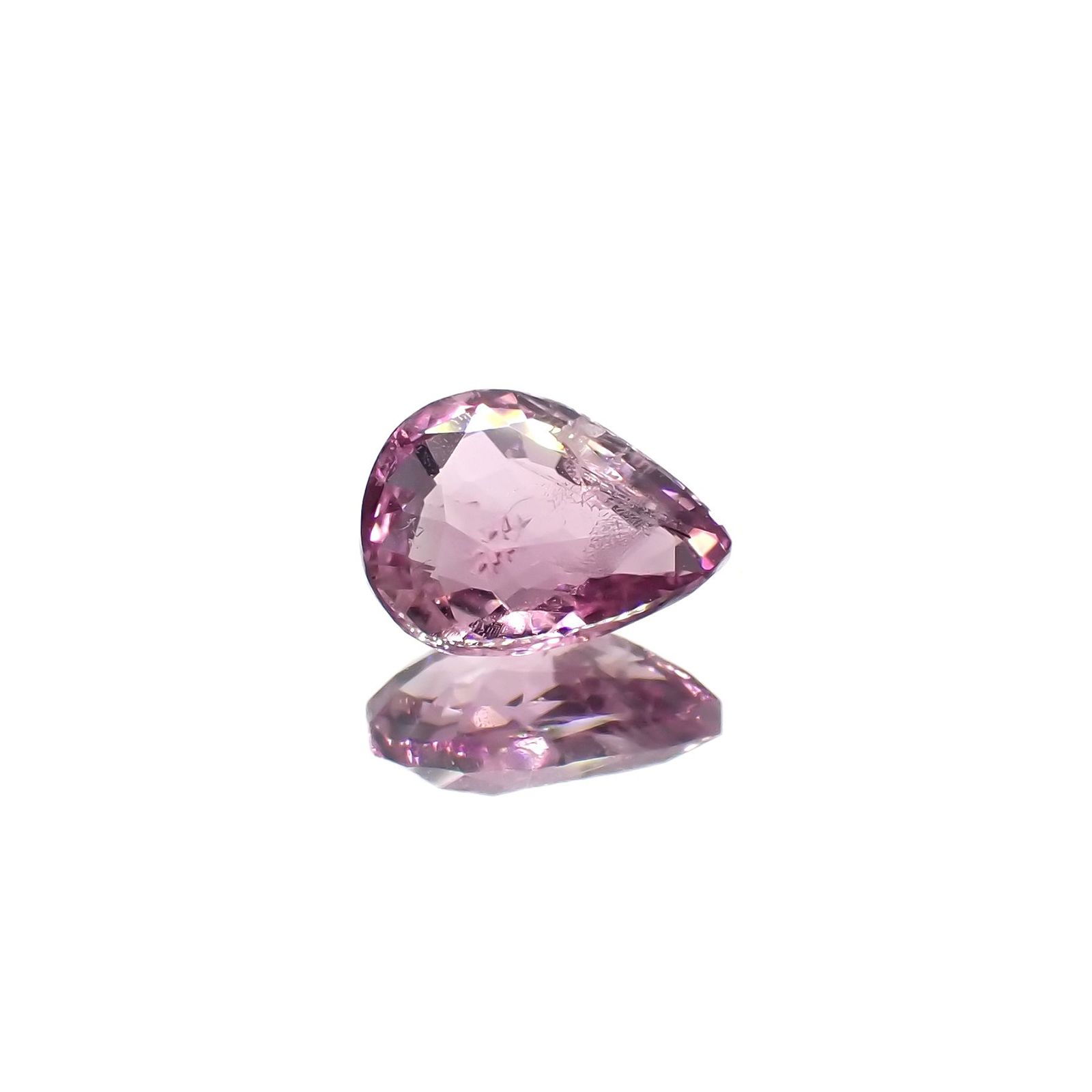 ピンクポードレッタイト(宝石名ピンク・ポードレッタイト)ビルマ産 ソ付(彩珠) 0.936ct / 7.2x5.3mm前後 [260718921]