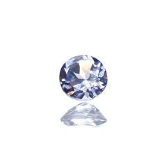 コバルトブルースピネル(宝石名ブルー・スピネル)タンザニア産 ソ付(日独) 0.086ct / 2.71x2.82mm前後 [260722546]