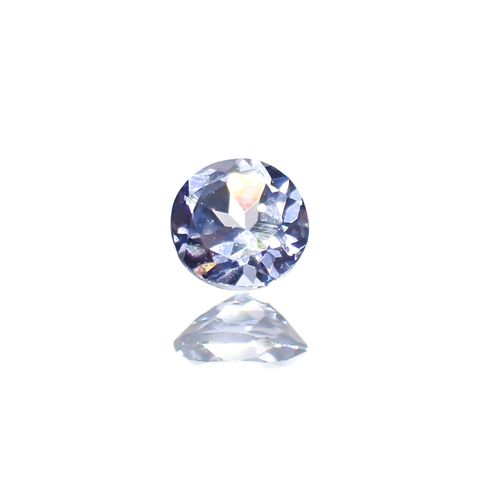 コバルトブルースピネル(宝石名ブルー・スピネル)タンザニア産 ソ付(日独) 0.086ct / 2.71x2.82mm前後 [260722546]