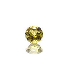 カナリートルマリン ザンビア・カナリー鉱山産 0.25ct[240527816]3.8x3.8mm前後