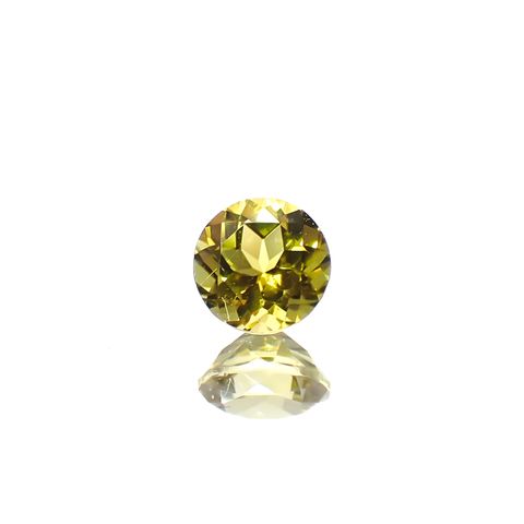 カナリートルマリン ザンビア・カナリー鉱山産 0.25ct[240527816]3.8x3.8mm前後