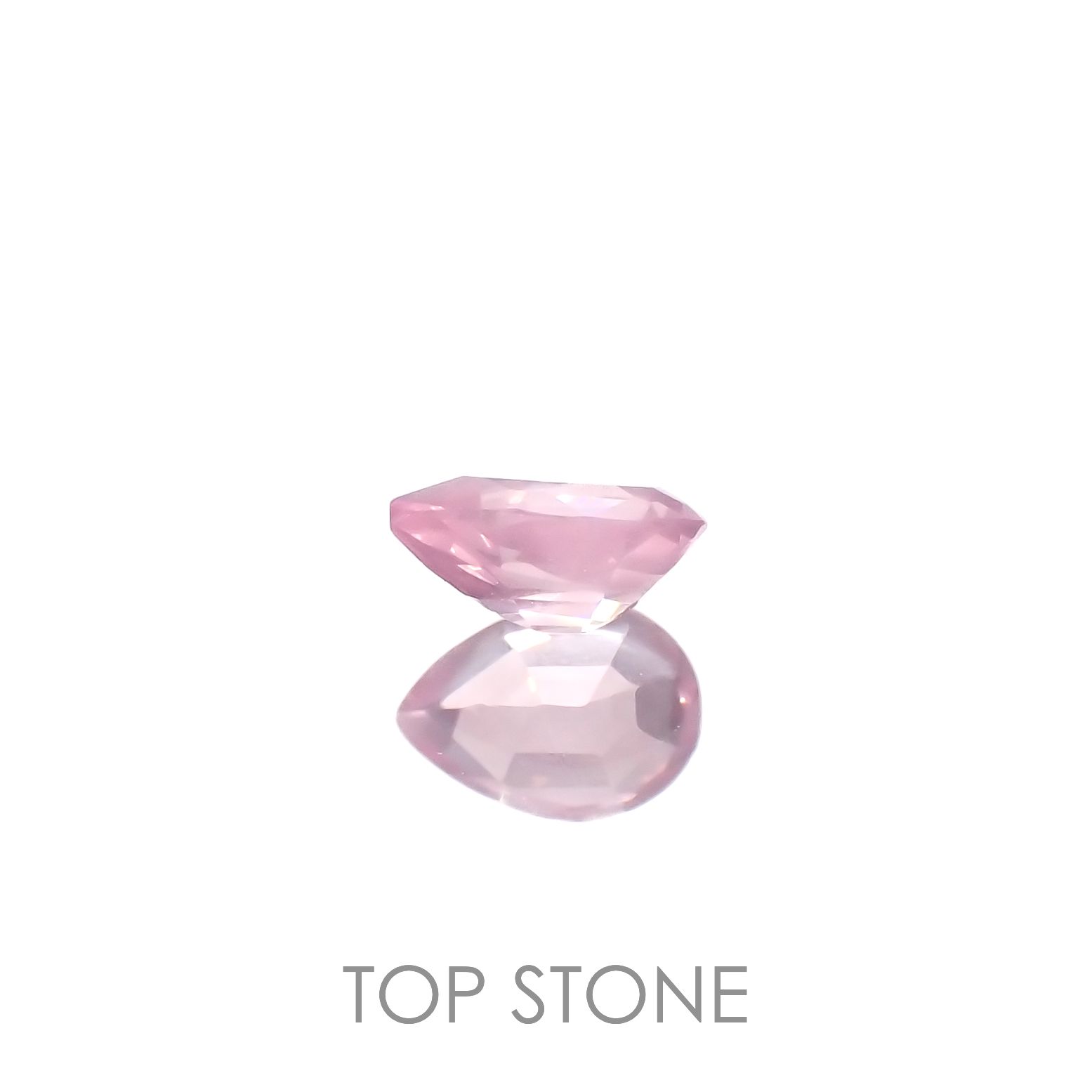 シルキーピンクスピネル(宝石名ピンク・スピネル)タンザニア産 0.26ct 識別済[230120248]4.8x3.4mm前後