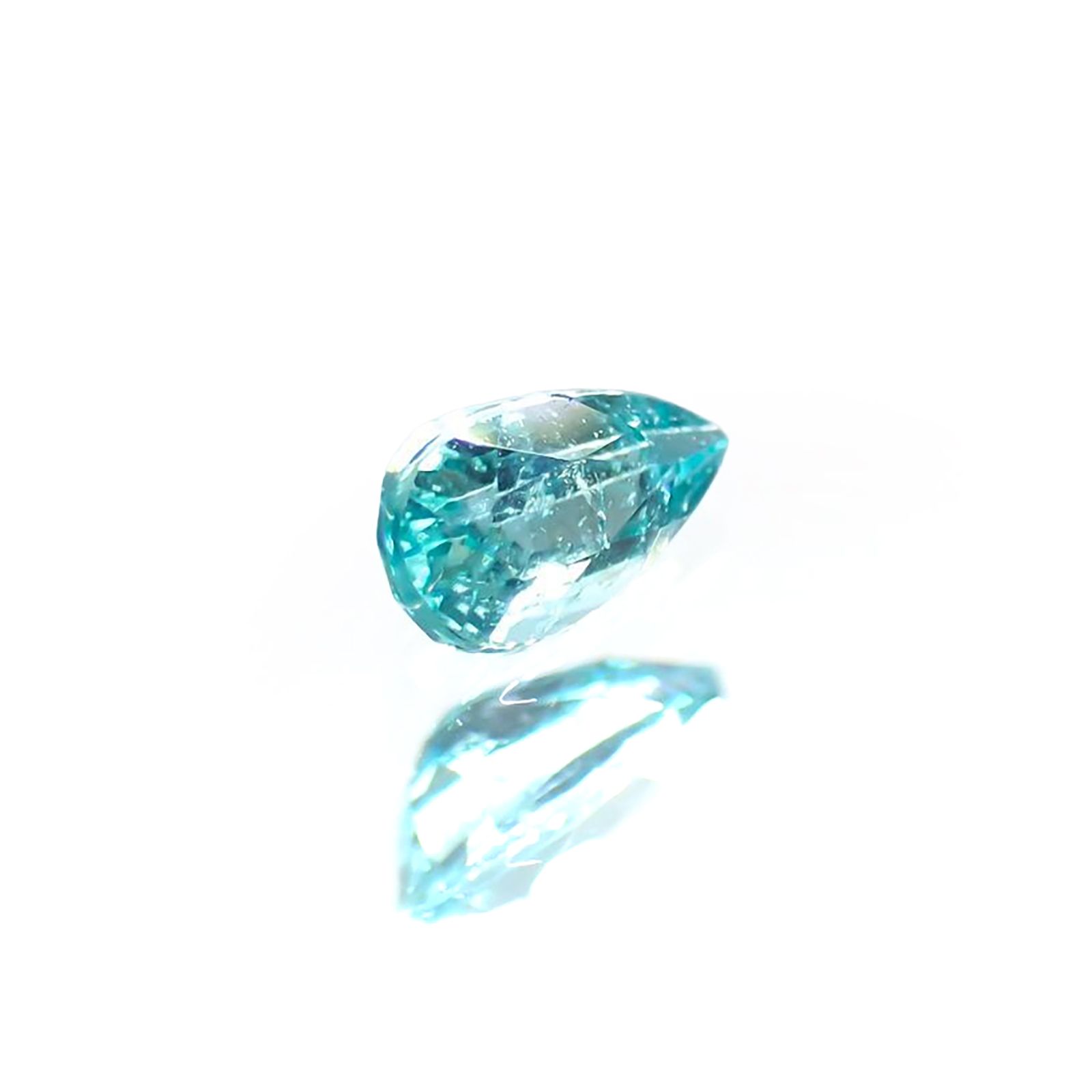 パライバトルマリン(宝石名トルマリン/別名パライバ・トルマリン) ブラジル産 識別済 0.074ct / 3.6×2mm前後 [210712152]
