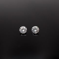 ◇ペアセット◇シルキーダイヤモンド 0.31ct(2pcs合計) / 3.4x3.4mm前後 [260431963]