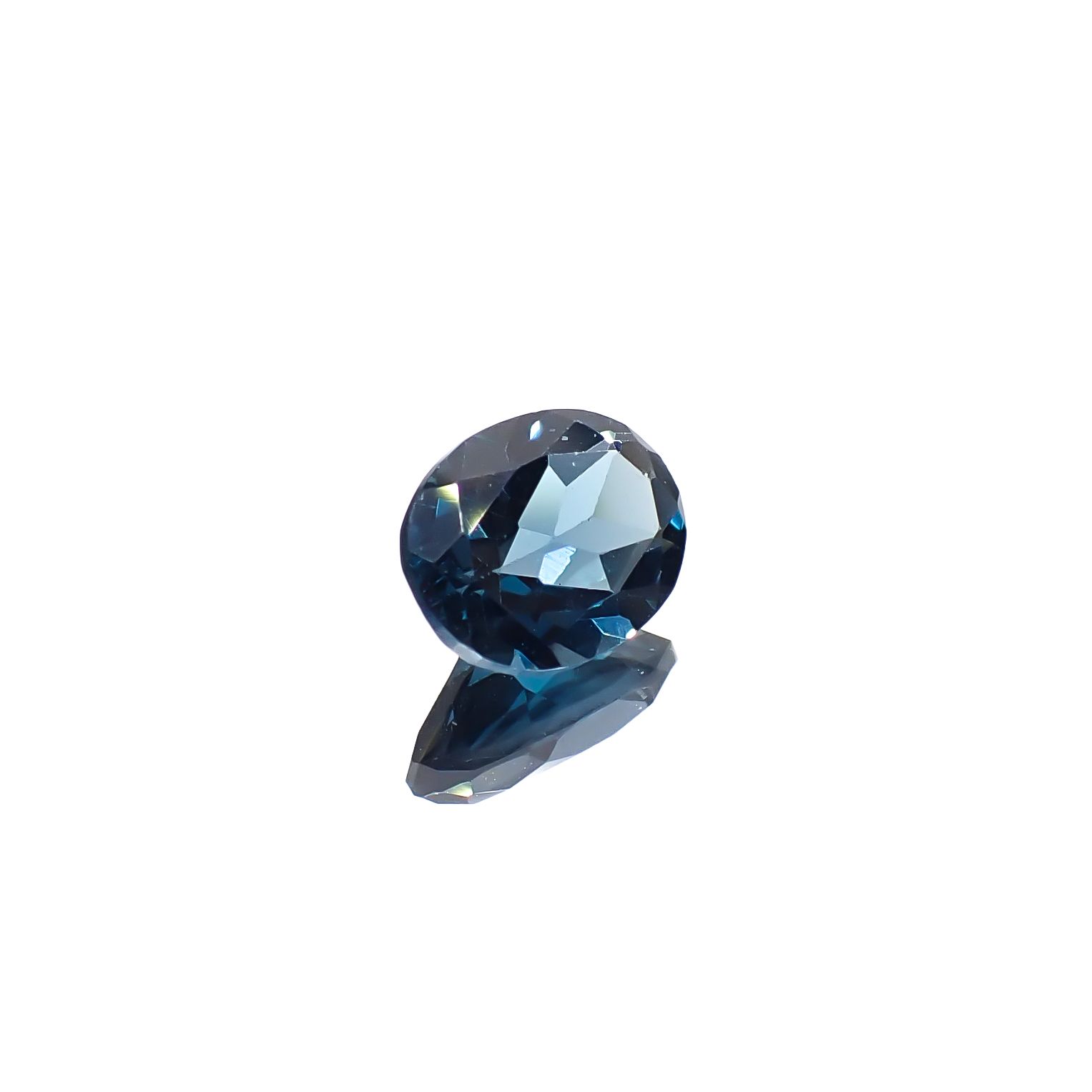 ロンドンブルートパーズ ブラジル産 1.38ct[240326790]7.7x6mm前後