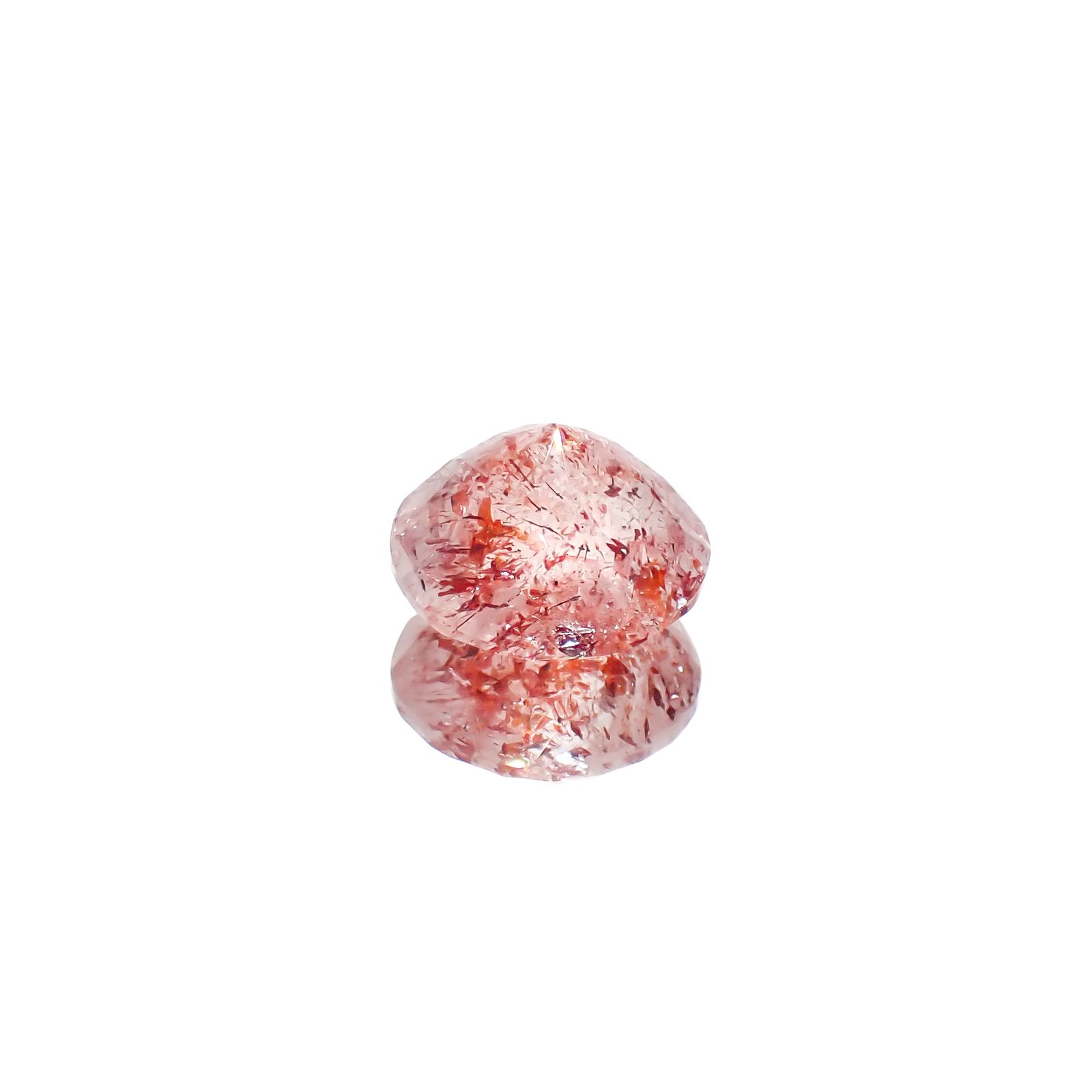 ファイヤークォーツ ナイジェリア産 10.48ct[240326729]14.4x14.4mm前後