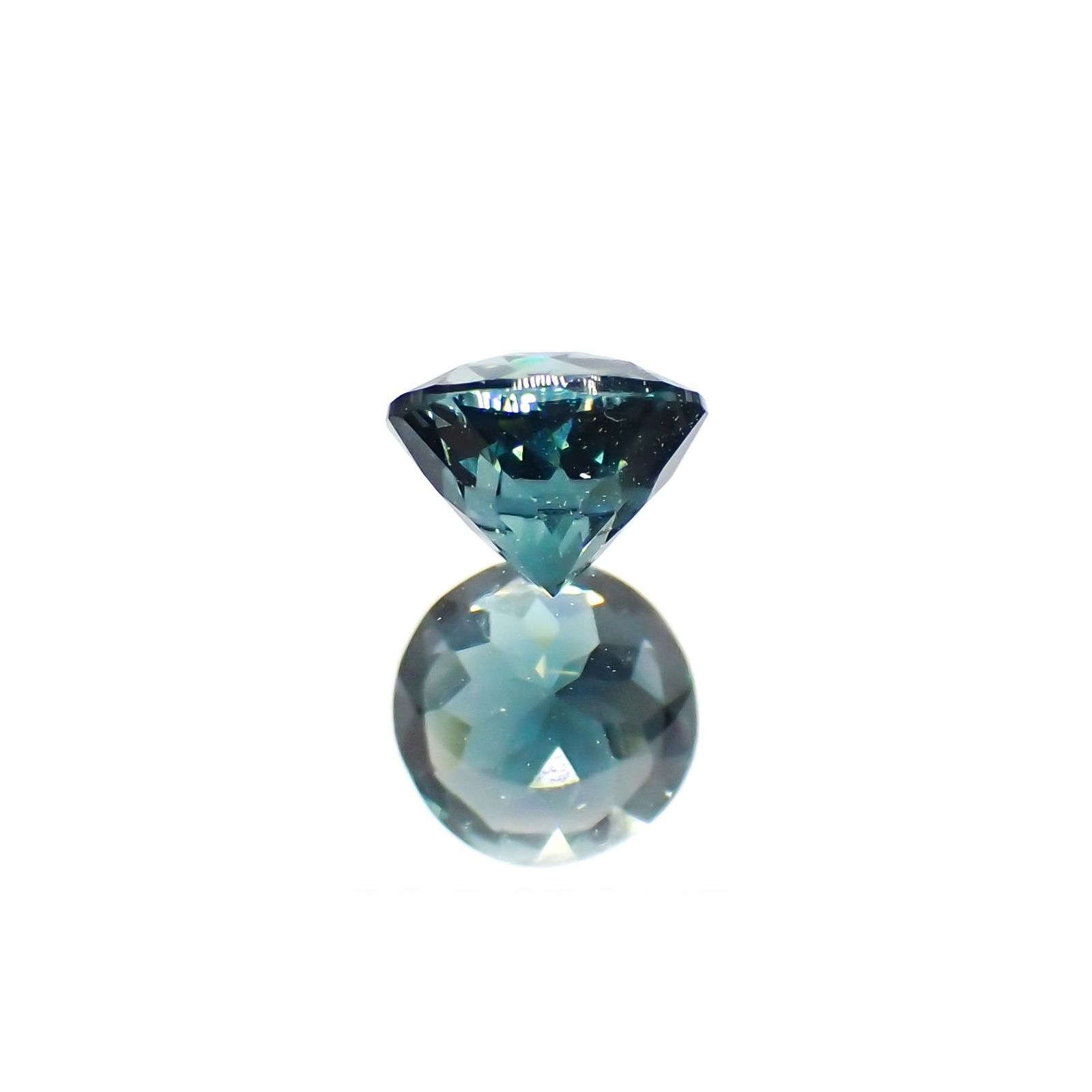 ブルートルマリン(宝石名トルマリン)アフガニスタン産 0.52ct 識別済[250515845]4.8x4.7mm前後