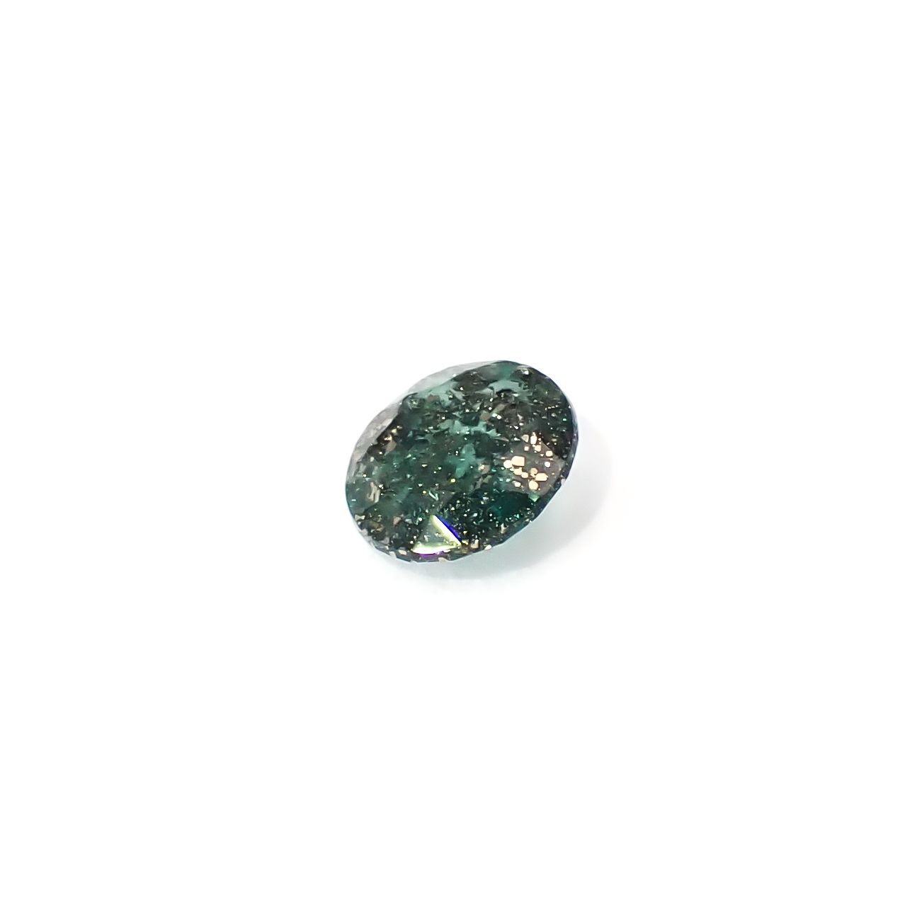 パイライトインエメラルド コロンビア産 0.22ct / 4.2x4.2mm前後 [260532125]