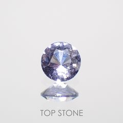 バイオレットスピネル(宝石名スピネル)ビルマ/マダガスカル産 0.23ct 識別済[220114556]3.8x3.8mm前後