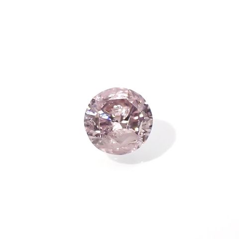 ピンクダイヤモンド(宝石名ダイアモンド I-2/FANCY LIGHT PINK) 0.084ct ソ付(CGL)[230120129]2.75x2.8mm前後