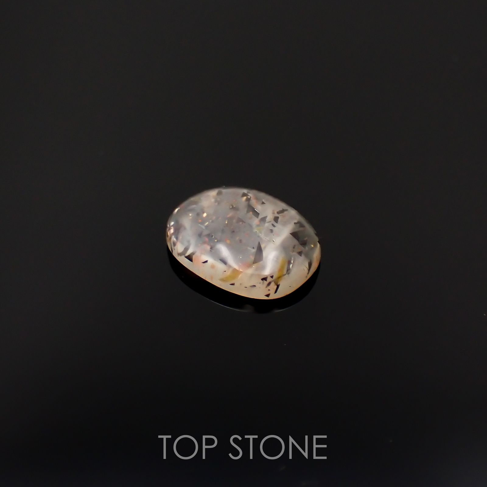レインボーラティスサンストーン オーストラリア産 1.21ct[230220756]9.1x7mm前後