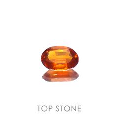 オレンジカイヤナイト ネパール産 0.89ct[230220596]7x4.9mm前後