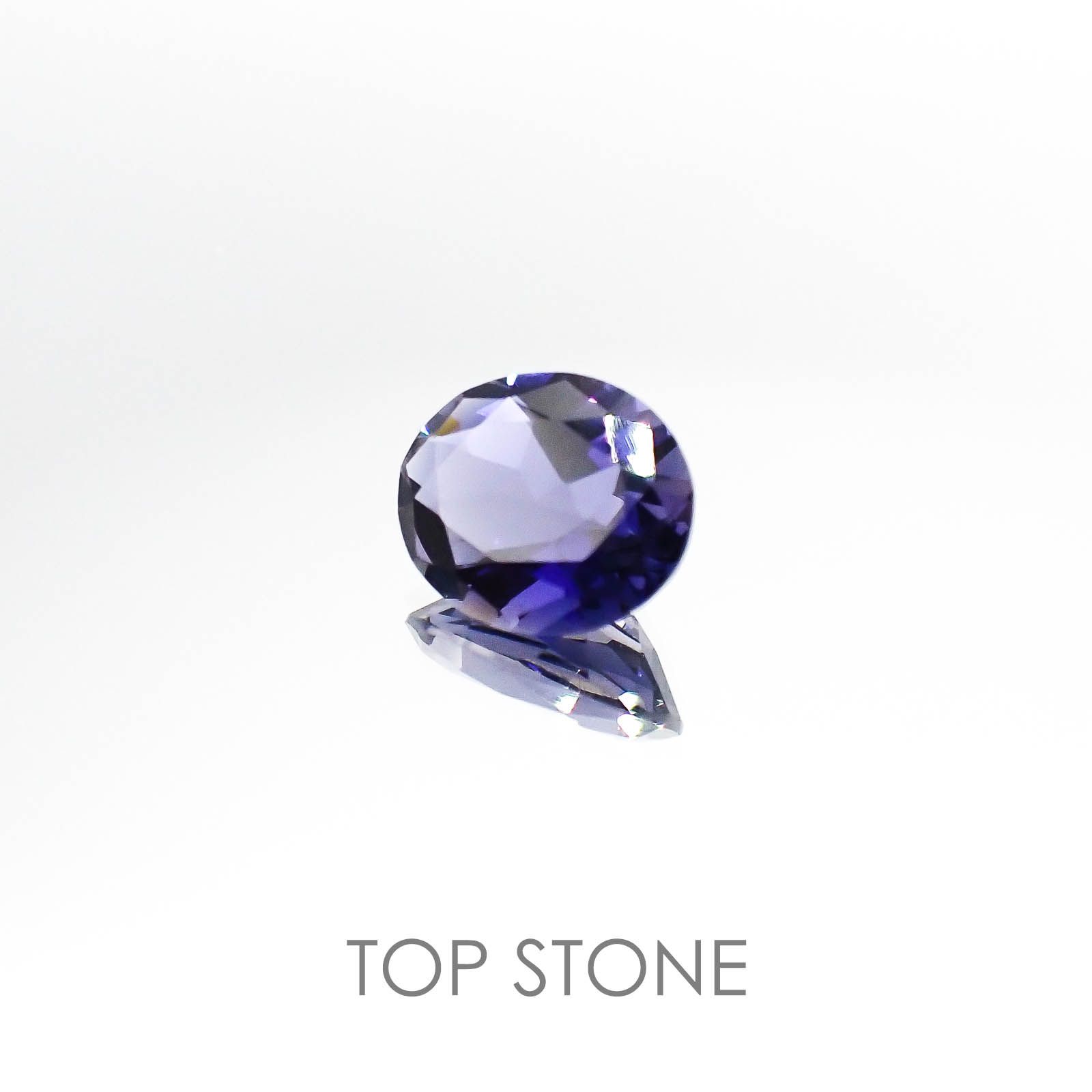 アイオライト(宝石名アイオライト)タンザニア産 2.64ct 識別済[220817257]10.9x9mm前後