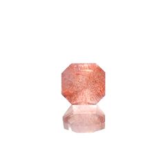 ◇オクタゴンカット◇ストロベリークォーツ カザフスタン産 0.64ct[240628292]5x4.8mm前後