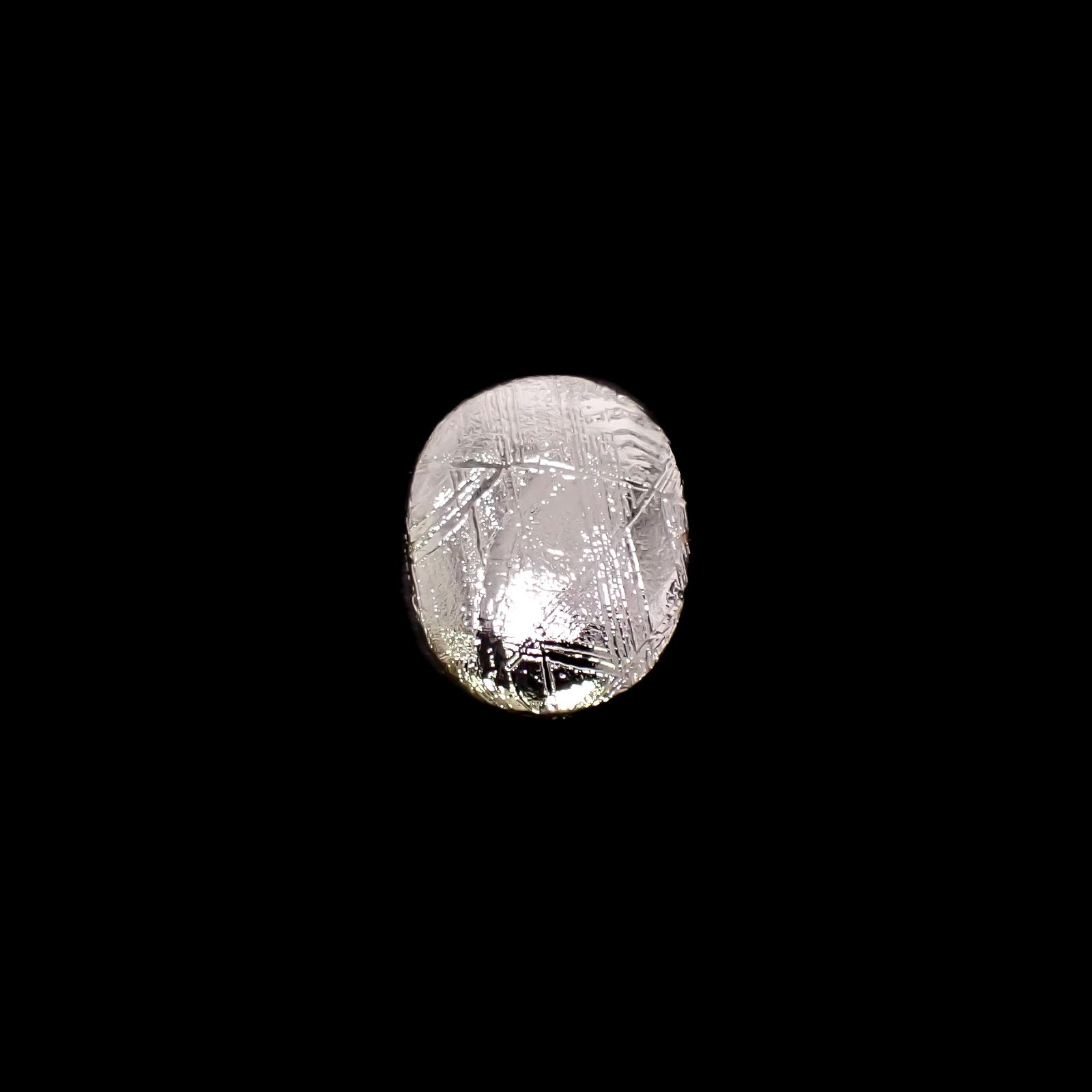 ムオニナルスタ隕石 発見地:スウェーデン 12.09ct[240125763]15x11.8mm前後