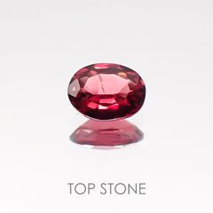 レッドスピネル タンザニア産 ルース 0.17ct[20117693]4.1×3.1mm前後