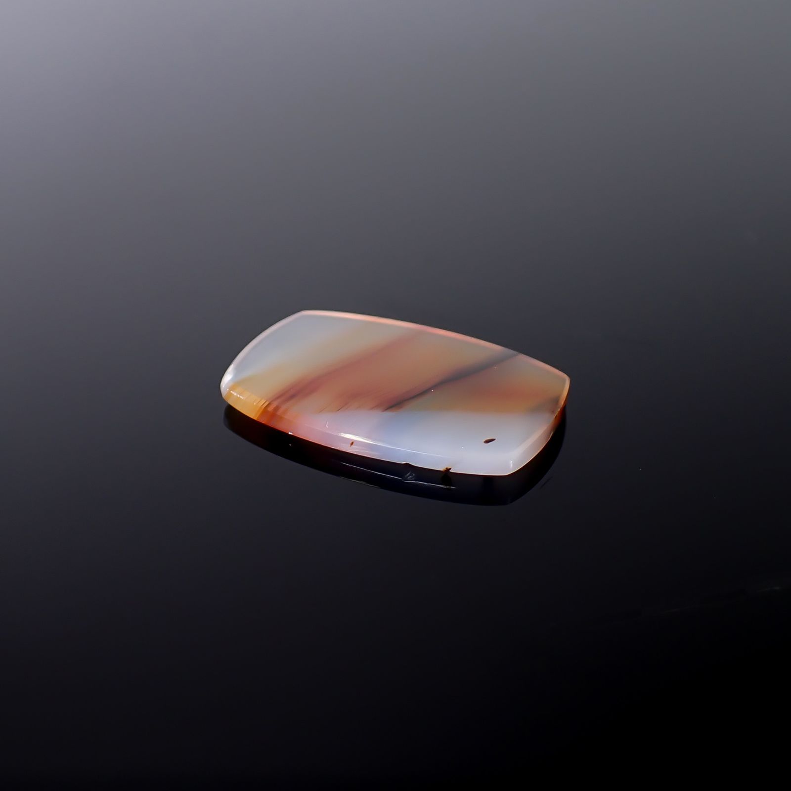 モンタナアゲート アメリカ・モンタナ州産 11.88ct / 25.8x16.9mm前後 [260832759]