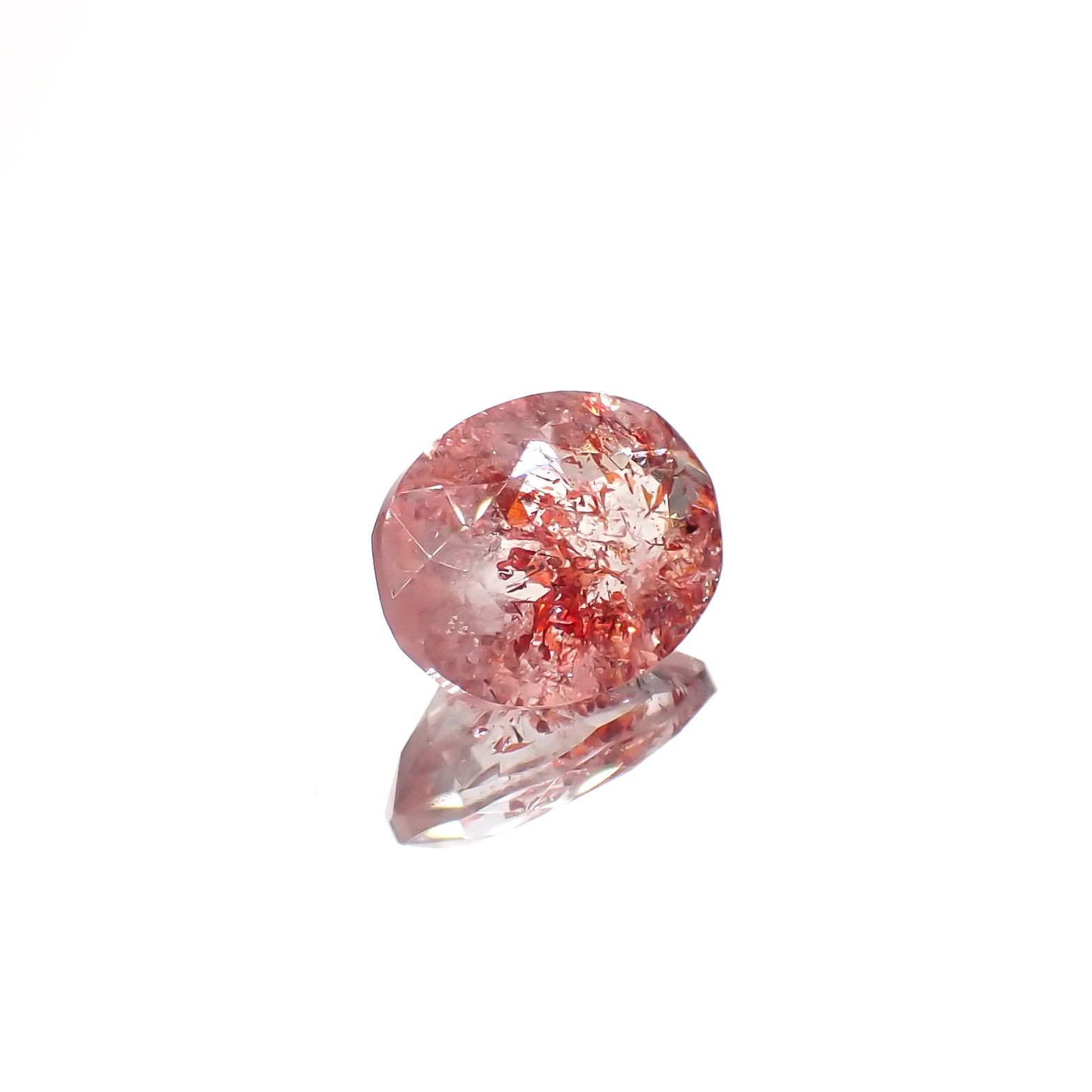 ファイヤークォーツ ナイジェリア産 2.48ct[230421745]10.3x8mm前後