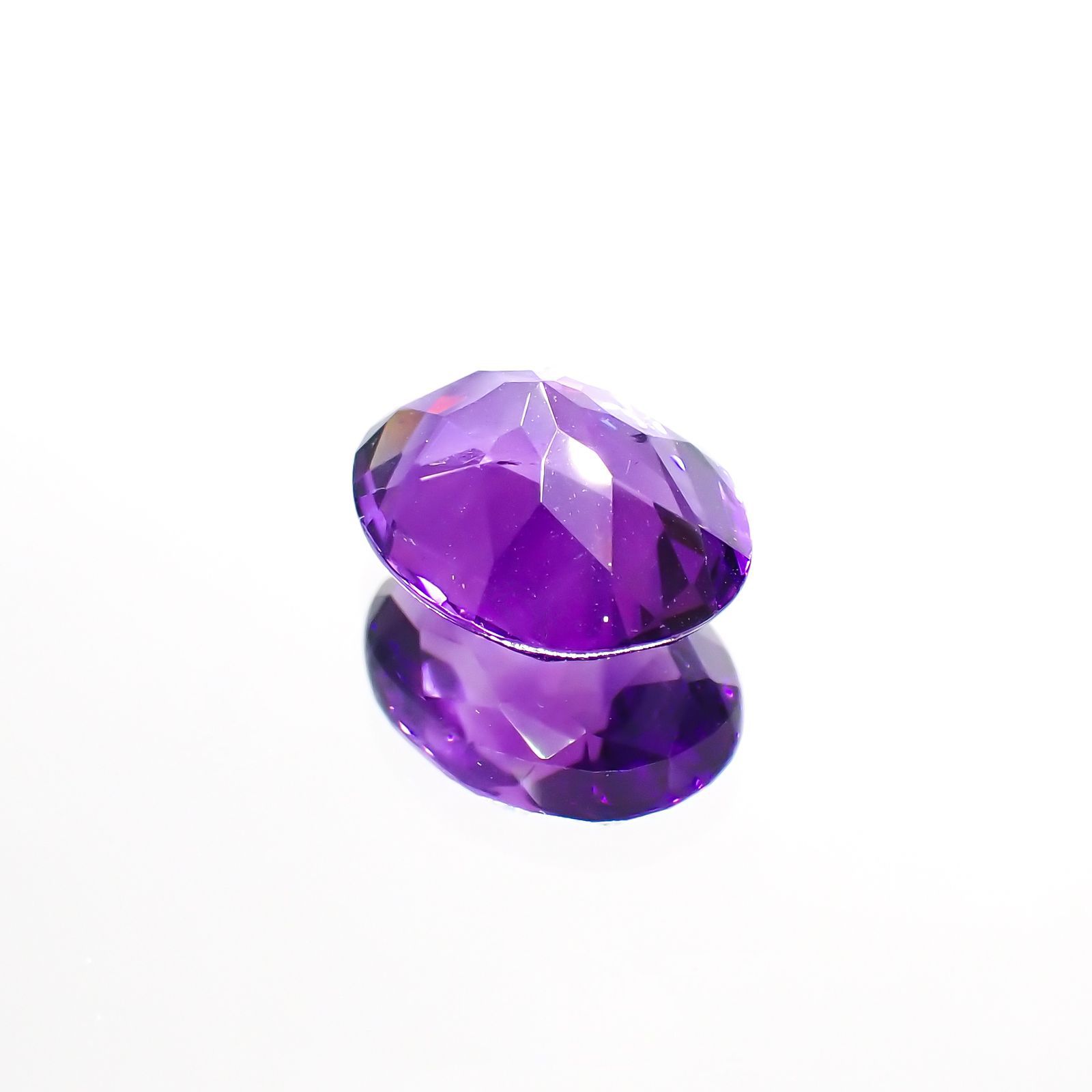 カラーシフトアメジスト(宝石名アメシスト)ブラジル/ウルグアイ産 3.58ct 識別済[220113957]11.7x9.1mm前後