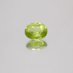 グリーンエンスタタイト(宝石名グリーン・エンスタタイト)カメルーン産 0.64ct 識別済[231224389]5.7x4.6mm前後