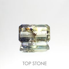 バイカラータンザナイト(宝石名バイカラー・ゾイサイト) タンザニア産 2.196ct ソ付(彩珠)[210410779]9.5×5.6mm前後