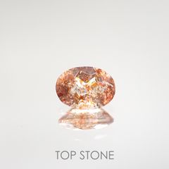 イリュージョンサンストーン タンザニア産 ルース 0.69ct[210812297]6.9×5mm前後