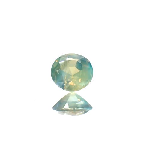 シルキーアレキサンドライト ブラジル・ミナスジェライス州ヘマチタ鉱山産 0.13ct [241129508]3.1x3.1mm前後