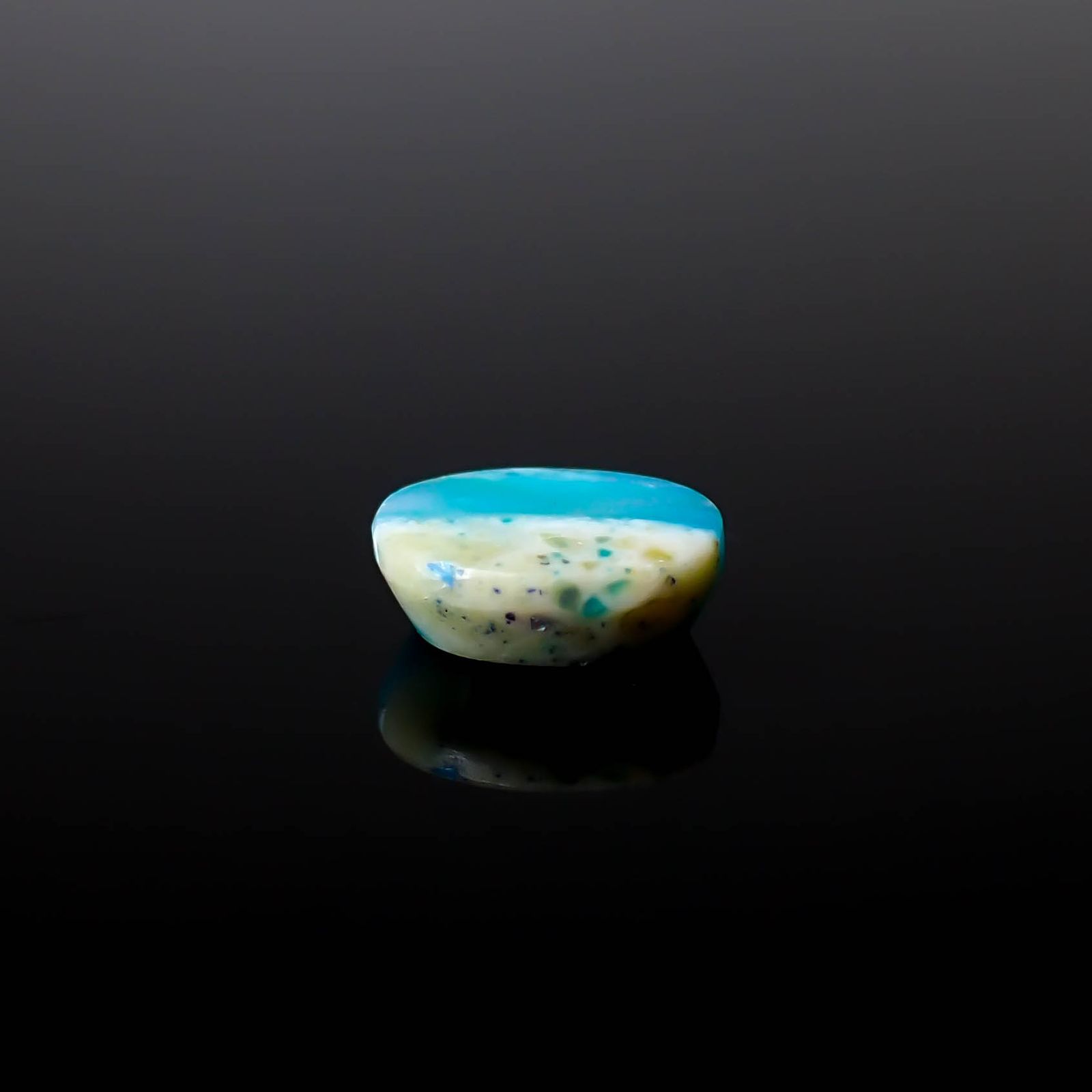 ブルーオパール ペルー産 2.45ct [250330138]10.8x8.3mm前後